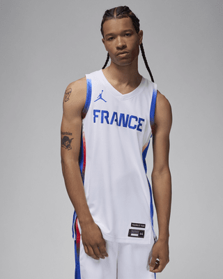 Frankreich Limited Home Jordan Basketballtrikot Herren